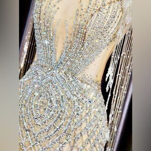 GL Garlate Couture Winning Pageant Evening Gown Prom Wedding Photoshoot